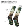 thumbnail image 4 of Pofeuu Green Forest Dinosaur Print Compression Socks for Women & Men Circulation - Best Support for Nurses,Running,Athletic,Sports, 4 of 7