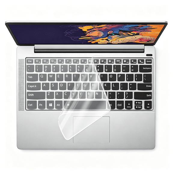 GJX Universal Keyboard Protector Cover Skin for Laptop 13"-17", Waterproof Ultra Thin (15-17Inch)