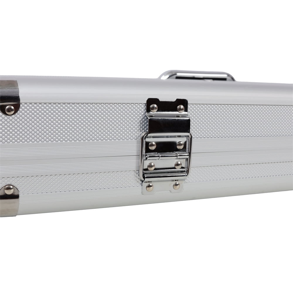 Aluminum New Framed Locking Lock Box Hard Storage Carry Case