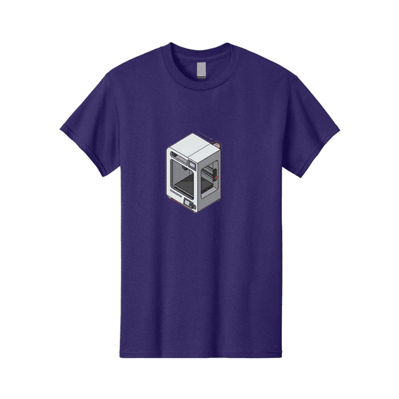 3D-Printer-11 Mens Graphic Tee, 100% Cotton, Casual Summer Wear BAA004