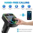 thumbnail image 3 of SharkTRUE Bluetooth Car Wireless Transmitter Adapter 2-USB PD Charger AUX Hands-Free AU, 3 of 8