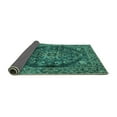 thumbnail image 2 of Ahgly Company Indoor Rectangle Persian Turquoise Blue Traditional Area Rugs, 5' x 7', 2 of 4