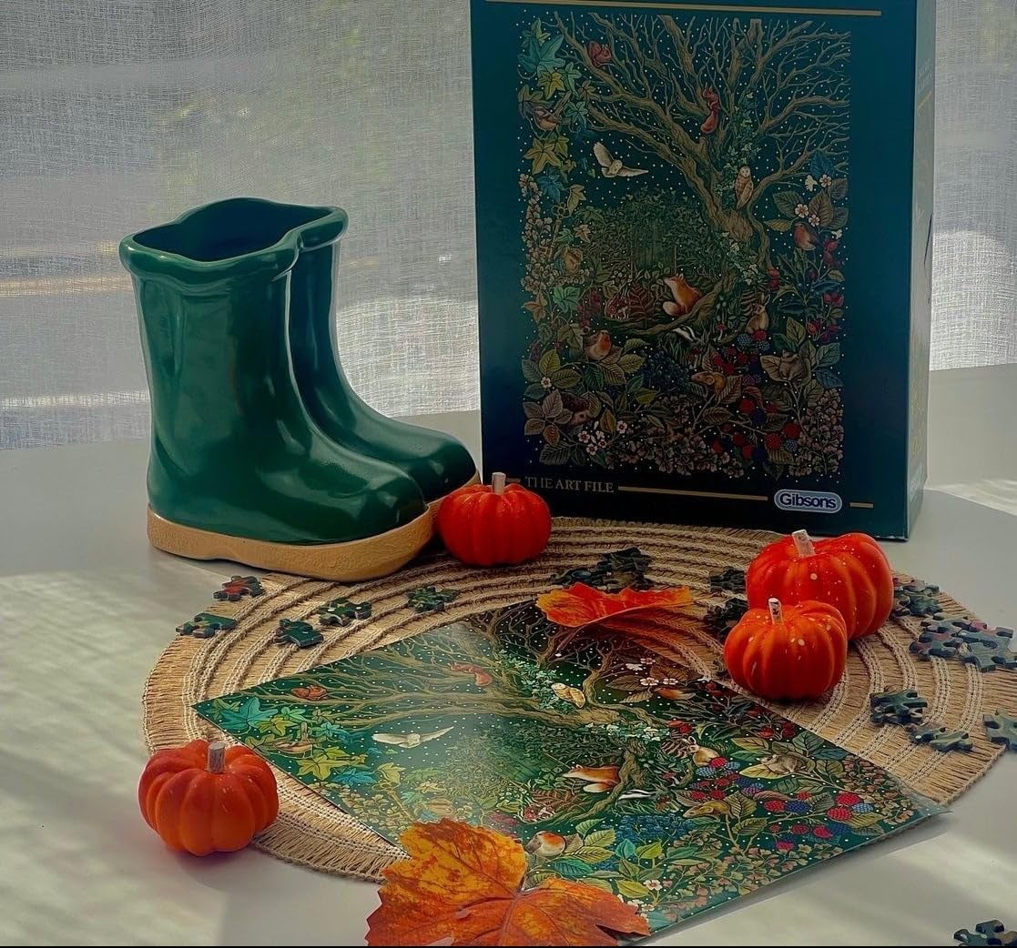 Gibsons Games Art File Secret Garden 1000 Piece Jigsaw Puzzle, 27" x 19"