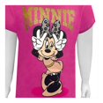 thumbnail image 3 of Playera Minnie Talla 8 Letras con Brillos Fucsia, 3 of 3