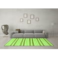 thumbnail image 3 of Ahgly Company Indoor Rectangle Abstract Green Modern Area Rugs, 2' x 4', 3 of 4