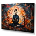 thumbnail image 2 of Designart "Winter Meadow View A Scene of Calmness II" Oversized Landscapes Wall Art - Traditional Grey Meadow Hallway Wall Art Decor, 2 of 4