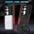 thumbnail image 6 of Moreoy Magnetic Kickstand Case for Samsung Galaxy S26 Ultra with Slide Lens Cover, [MagSafe Compatible] with Metal Ring Holder Stand Shockproof Non-Slip Bumper Protective Phone Case Cover,A, 6 of 10