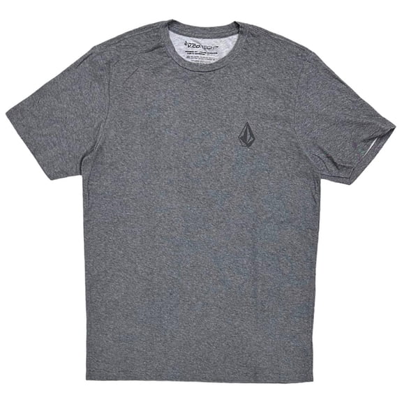 Volcom Men's T-Shirt Stone Tech Quick Dry High-Performance Fabric Tee (Small, Charcoal Heather)