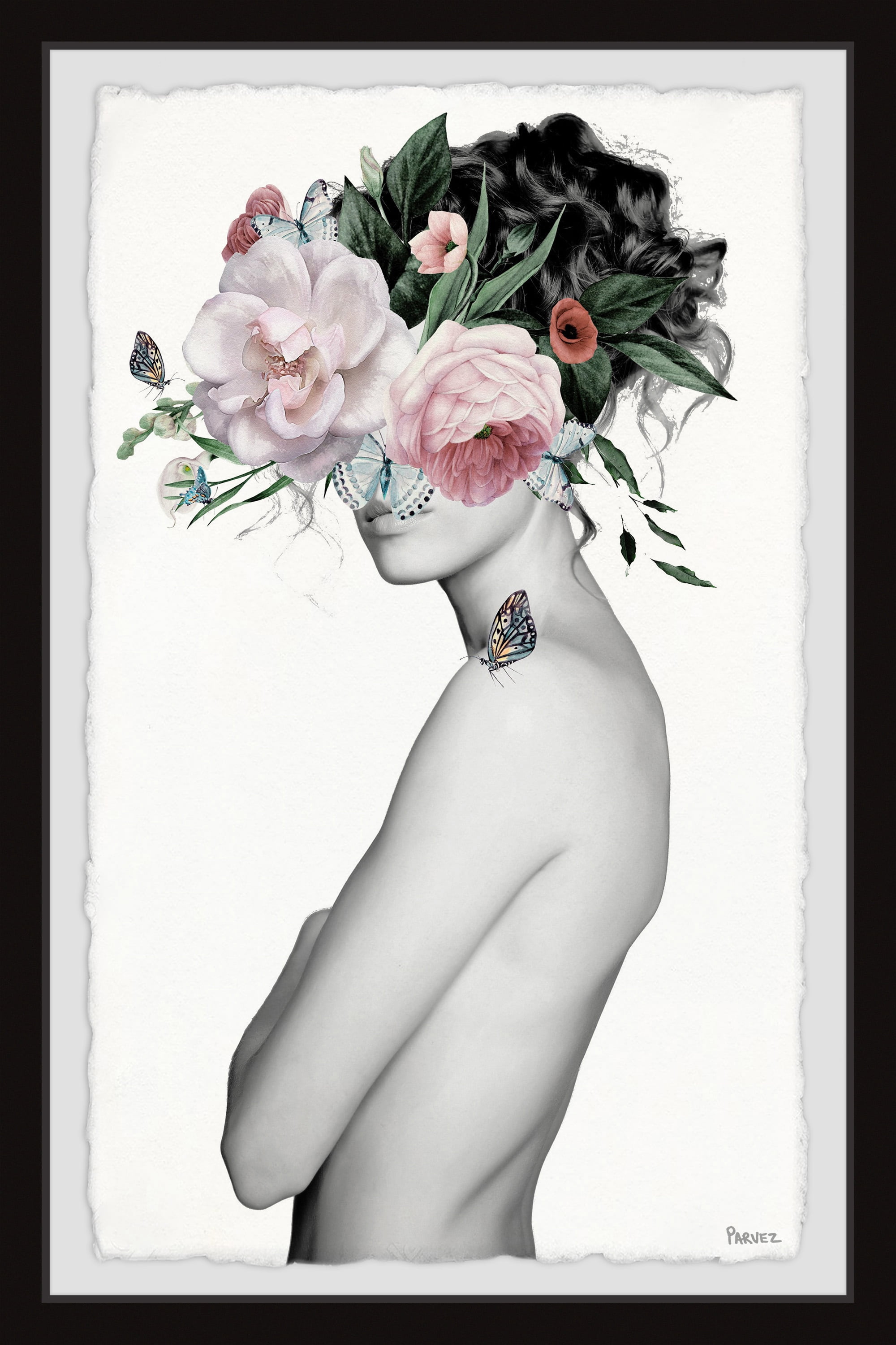 Parvez Taj "Magical Bloom" Framed Painting Print