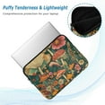 thumbnail image 2 of FORMRS 13-13.3 inch Laptop Sleeve Case Soft Carrying Quilted Computer Bag Cover, Floral Mushroom, 2 of 7