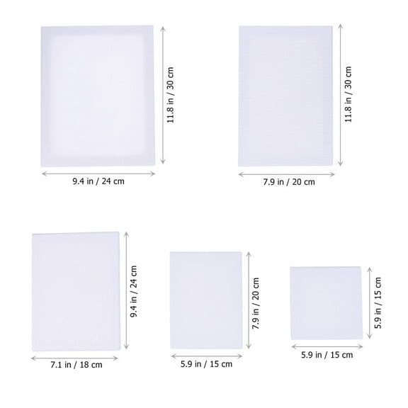 Yuangui Canvas Frame Kidspainting Oil Pack Watercolor Paper Boardvalue Canvases Panels Set Acrylic