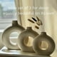 thumbnail image 5 of White Donut Vase Ceramic Vase Room Decorations, 5 of 5