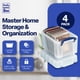thumbnail image 2 of Cajas de Almacenamiento Really Useful Box 3L con Tapa Abatible Paquete de 4 Transparentes, 2 of 7