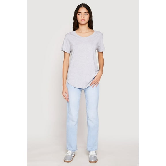 Womens Short Sleeve Oversized T Shirt