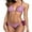 Fus, variant on Asoul Women's Halter String Grandient Bikini Sets Two Piece Triangle Swimsuits Sexy High Cut Bathing Suits
