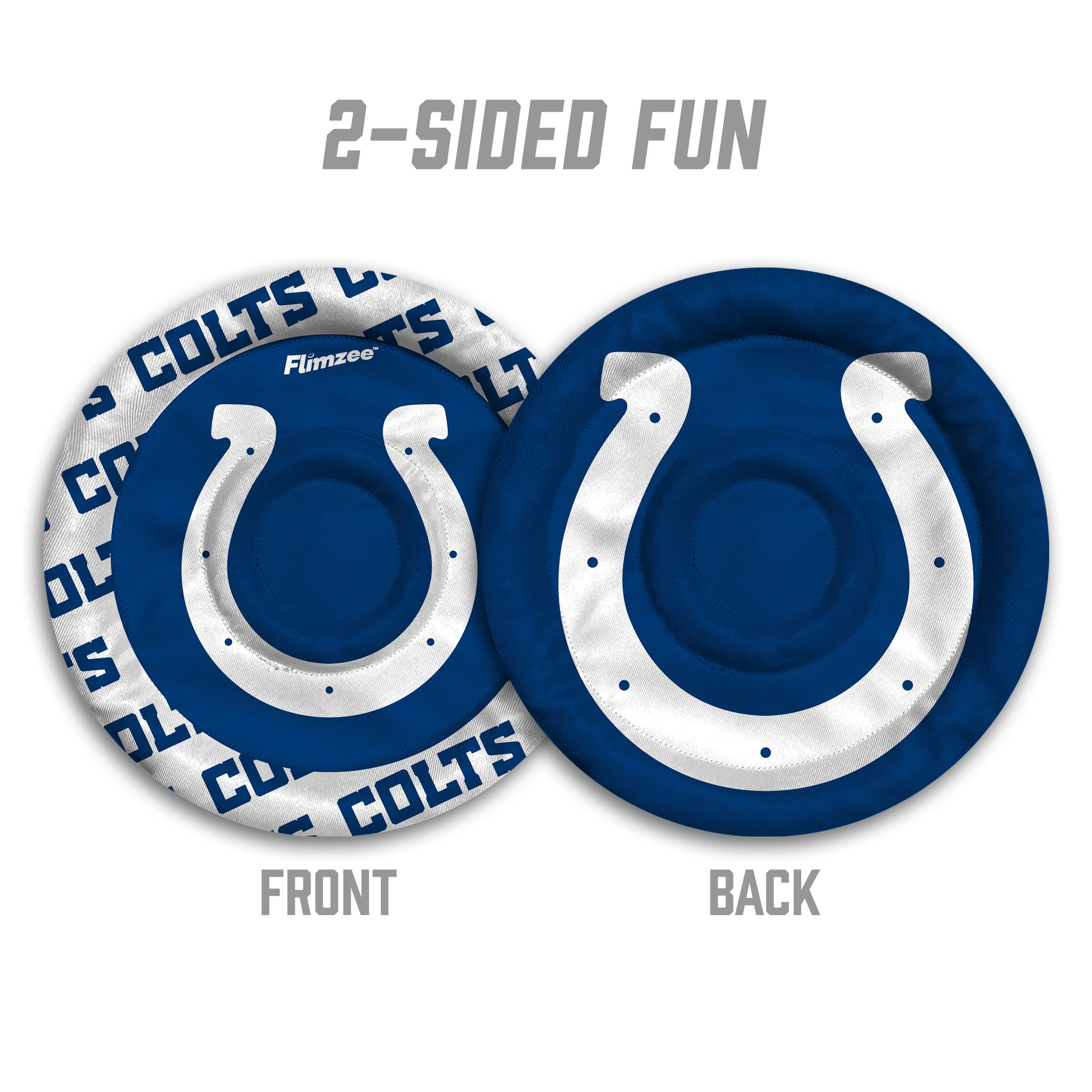 YouTheFan NFL Indianapolis Colts Flimzee Bean-Bag Flying Disc