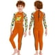 thumbnail image 4 of Niño traje de neopreno para niños que surfea ropa Mantenerse cálido Niño Buceo Traje de buceo Ropa de baño con mangas largas para Piscina Playa con naranja L Advancent OD003683-08, 4 of 7