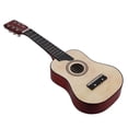 thumbnail image 3 of Guitarra acústica de tilo de 25 pulgadas, Mini guitarra pequeña de 6 cuerdas con cuerdas de púa de guitarra para niños, 3 of 5