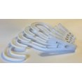 thumbnail image 3 of Melvado Laundry Hanger Hooks | Strong Plastic Solid Metal Spring | Lightweight, Convenient Clothing Pins To hang and Dry Wet Clothes | For Home Use or Travel | Economy 12 Pack | White, 3 of 4