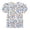 Z117 Orange, variant on Mifsaly Girls Puff Sleeve Floral T-Shirts Kids Cute Print Summer Casual Tops Soft Lightweight Tee for Playtime and Outdoor Activities