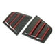 thumbnail image 3 of par de persianas de ventana lateral de coche, cubierta de ventilación de aire ABS, reemplazo de persiana para Dodge Charger 2015-2022, 3 of 9