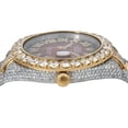 thumbnail image 4 of Pre-Owned Rolex Datejust II 41MM 116333 Red Roman Diamond Dial Diamond Bezel Two Tone Yellow Gold Full Diamond Oyster Bracelet 25.75ct, 4 of 8
