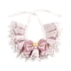 thumbnail image 1 of Collar de babero de encaje para mascotas, pañuelo para mascotas a cuadros JK lindo a la moda, accesorios para bufandas para mascotas, perros, gatos, cuero, rosa, M, 1 of 5