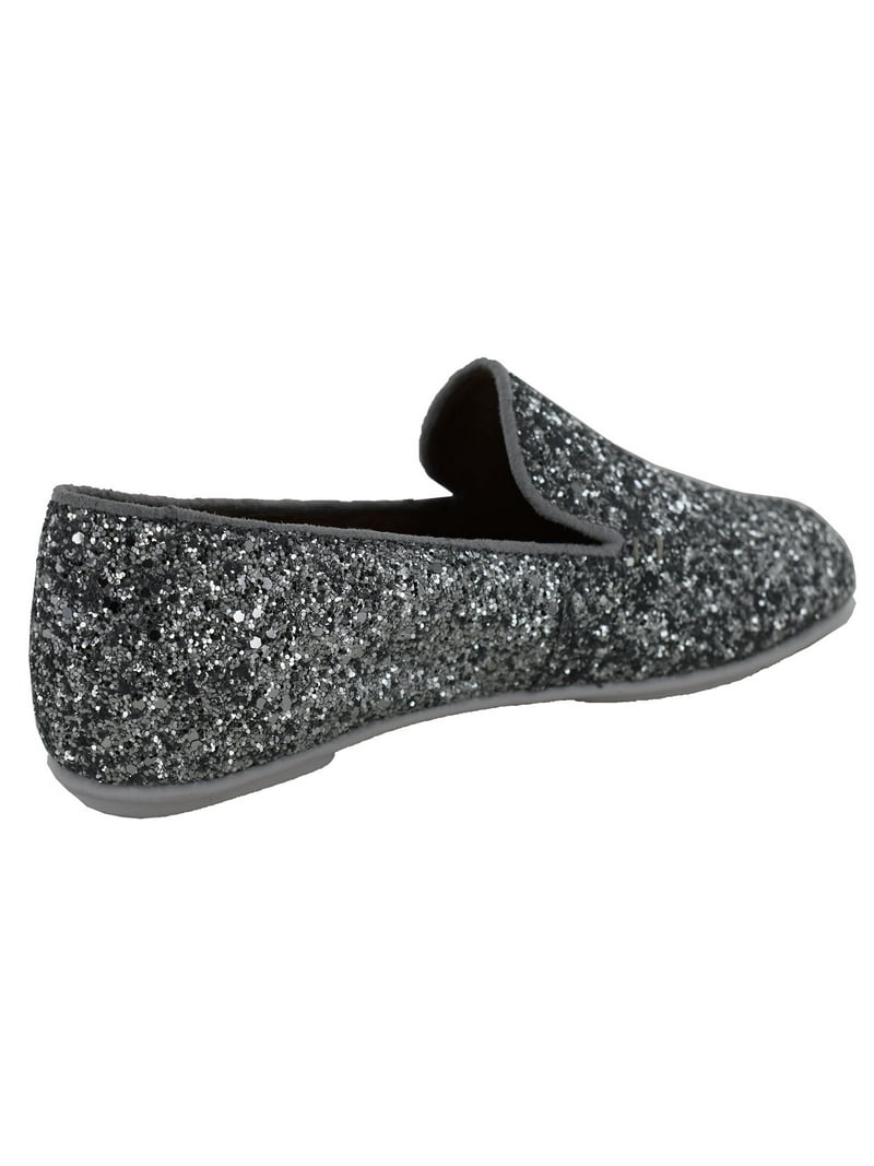 fitflop ローファー LENA CRYSTAL LOAFERS レディース Fitflop Womens Lena Glitter Loafer Shoes, Silver, US 5