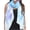 Purple, variant on Modern Feather Floral Graphic Print Fringe Shawl Wrap Scarf