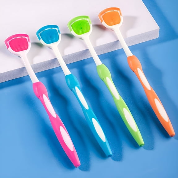ACDANC Tongue Scraper,Tongue Cleaner,Tongue Brushes Helps Fight Bad Breath,2 Tongue Scrapers