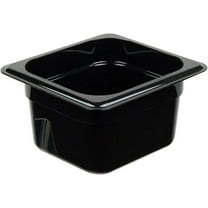 TrueCraftware- 1/6 Size 4” Deep Food Pan Polycarbonate Clear Color- Food Storage Containers Plastic Food Pan Restaurant Commercial Hotel Pans for Food Prep Fruits Vegetables Beans Corns