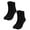 2 - Black, variant on 4 Pairs Winter Thermal Socks for Men Thick Warm Crew Boot Socks Cozy Soft Casual Skiing Hiking Socks for Cold Weather