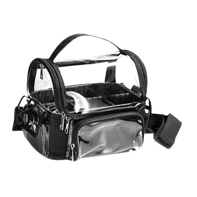 Bolso cosmético transparente del maquillaje para el bolso del artículo de tocador del viaje del equipaje del viaje