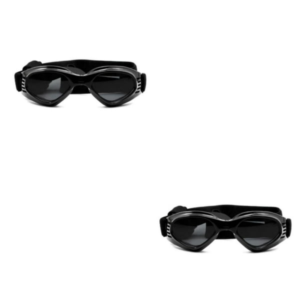 Gafas de sol para mascotas Greeniant ABS Negro 2piezas