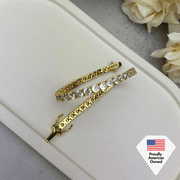 Cate & Chloe Olivia 18k White Gold Plated Tennis Bracelet With Simulated Diamond Crystals for Women