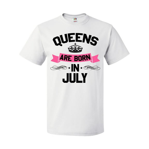 Inktastic Queens Are Born in July T-Shirt