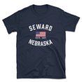 thumbnail image 1 of Seward Nebraska Patriot Men's Cotton T-Shirt, 1 of 1