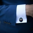 thumbnail image 3 of Shark Men's Cufflinks Set for Formal Attire, Made of Stainless Steel, for Workplace and Special Occasions, 3 of 6