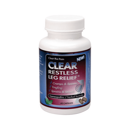Clear Products Restless Leg Relief 60 Veg Caps (Best Medication For Severe Restless Leg Syndrome)