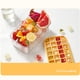 thumbnail image 4 of Matsuzay Molde para cubitos de hielo, tapa, caja de almacenamiento, barra, prensa de cocina, contenedor de capacidad de silicona, autoensamblaje Type2 NO2, 4 of 6