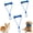 Blue*3pcs, variant on EVHRZN Dual-Action Canine Dental Prop, Dog Dental Chew Toy for Teeth Brushing, Reusable Chew for Dogs, Small Medium Large Breeds