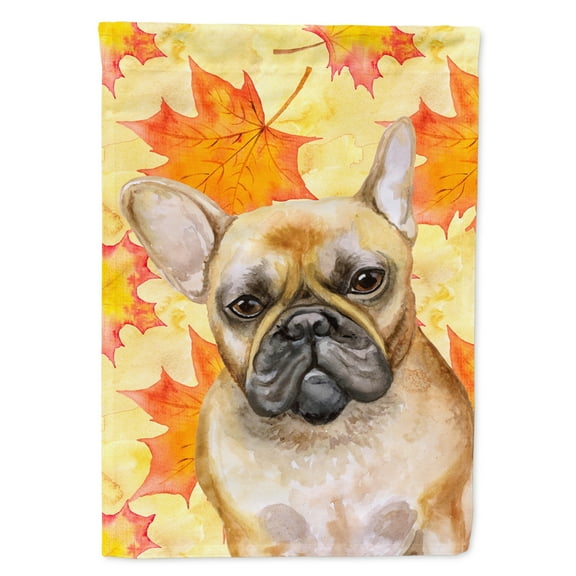 Carolines Treasures BB9949GF French Bulldog Fall Flag Garden Size  Small multicolor