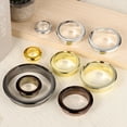 thumbnail image 3 of 2 Pcs 0.98 inch (25mm) Nylon Desk Grommets, Plastic Cable Hole Cover, Wire Cord Cable Organizer, Silver, 3 of 6