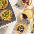 Mini Pie and Quiche Maker for Baking Nonstick Baker Cooks 6 Small Quiches or Pies in Minutes