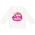 thumbnail image 2 of Inktastic I Love My Mommy Girls Toddler Sweatshirt, 2 of 4