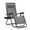 Gray, variant on Magshion Patio Zero Gravity Lounge Chairs, Outdoor Folding Beach Recliners with Headrest and Foot, Black