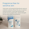 thumbnail image 3 of Vanicream Anti-Perspirant Deodorant for Sensitive Skin - 2.25 oz - Clinical-Strength Deodorant with 24-Hour Protection - Unscented, 3 of 3