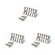 thumbnail image 4 of Eigraketly Puente de guitarra sin cabeza con tuerca de bloqueo Principiantes Repuestos de bajo de precisión Práctica Estudiantes Instrumento musical Plata Type1 NO1 Eigraketly CBP235318, 4 of 6