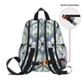thumbnail image 5 of FORMRS School Backpack with Front Zippered Pocket 12" Student Travel Daypack, Green Floral, 5 of 6
