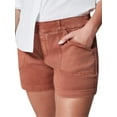 thumbnail image 2 of Inevnen Stretch Twill Shorts for Women Summer Casual 6 Twill Shorts Hiking Shorts with Pockets Chino Bermuda Shorts, 2 of 5
